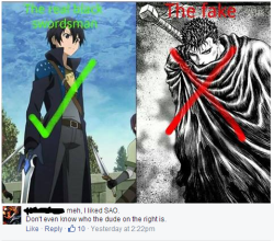 If you don&rsquo;t know Gatsu from Berserk you shouldn&rsquo;t be allowed to watch anime &hellip;