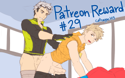 catnappe143:  Rough sketch for Patreon Reward #29 feat. Prof Willow and Spark of Pokemon Go. New rewards will be uploaded on or before August 10, 2016. Hit the pledge button on my Patreon page if you want this and many more Yaoi/Bara art.—–Visit