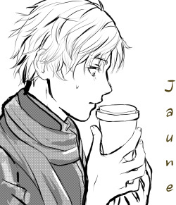 arwuoo:  RWBY Art Challenge- Day # 3 Favorite JNPR member = Lie RenUntil recent events, Lie Ren was my favorite member of JNPR.Since he’s his own category farther down the road, I drew a winter-themed Jaune for variety’s sake. I really like him too.