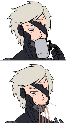 shamefuldisplay-sfw:  Being Raiden is suffering.   I drew this like 2 years ago, but it still amuses me.