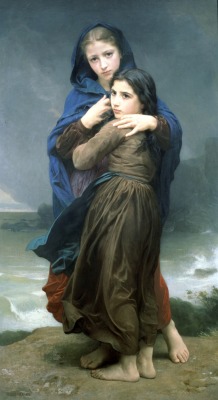 William-Adolphe Bouguereau; Far from home, 1874