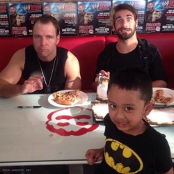 id-rather-be-in-rollins:  brooklyn-xxx:  cruellasethvil:  This is my favorite photo of Dean Ambrose and Seth Rollins on the Internet.  id-rather-be-in-rollins I thought you were Seth for a split second  i could be ;)