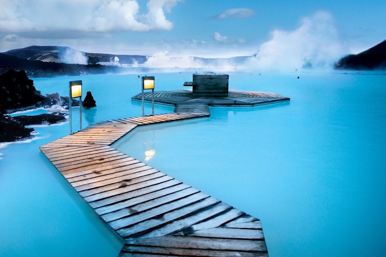 Iceland blue lagoon nude