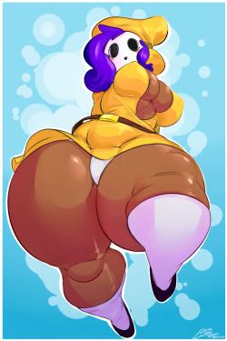 carmessi:  bulumble-bum:  Monster hips Shygirl from the stream. Practicing coloring.  hnnngggg those monsters hips   do meaty!~ &lt; |D’‘‘‘