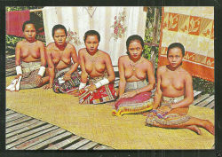 Malaysian Dayak women from Borneo, via Lim Yap.