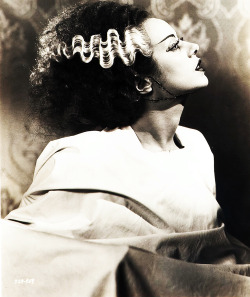 vampiresandvixens:    Elsa Lanchester publicity photo for “Bride of Frankenstein”, 1935
