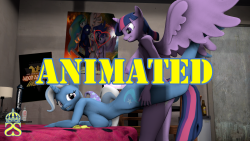watch it on Derpibooru or E621  A remake of my very first clop animation, I have progressed a bit haven&rsquo;t I?