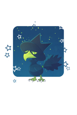 labradorito: daily poke 198 - murkrow wow i havent had a night this bad in a long time 