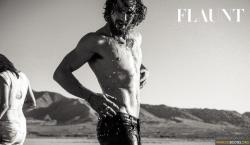 famousbodiesorg:  Aaron Taylor-Johnson Shirtless for Flaunt MagazineAaron Taylor-Johnson is sexy, shirtless and covered in paint for the cover of the new Flaunt Magazine. The Age of Ultron actor is looking absolutely stunning in these snaps – be sure