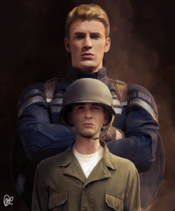 phlintscones:  jchelseaw:  the-steve-bucky-ship:  darthstitch:  mishathan: High-Res [x]  A Steve is a Steve no matter how small.  A Steve is a Steve no matter how tall.  Really highlights how much of a difference Bucky would have had to get used to. 