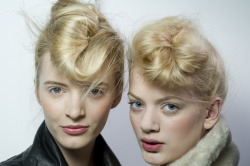 modcloth:  Awesome updos at Fendi via Team Peter Stigter. 