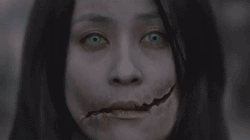 sixpenceee:  Kuchisake Onna: The Legend of the Slit-Mouth Woman The original story of Kuchisake-Onna comes from Japan’s history, roughly 1200-800 years ago.  A beautiful woman married to a samurai cheated on the him.  When he discovered her treachery,