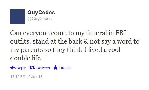 Funny funeral director