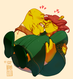 owlygem:  kitkaloid:    whats the problem i don’t know well maybe i’m in LOVE! 💖💞– (twitter)– (insta)  Oh my god i was just thinking I’ve never seen sincere shrek fanart and this showed up and its honestly lovely !!! 