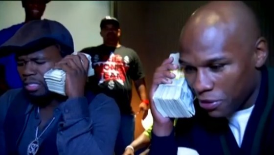 Floyd mayweather and 50 cent