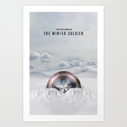 fuckyeahcaptainamerica:  brentonpowelldesign submitted:  Captain America: The Winter Soldier by Brenton Powell 