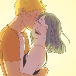 kakao-chan:   NaruHina Month - Day 4: Smile  She might not notice it, but her smile saved him as well. (Gawwwd, I know it might not look like it, but I’m not the sentimental type) I just like these two so much, and I want them to be happy and…Argh,