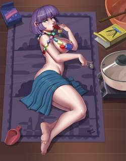 nsfwkevinsano:Maud pinup I did for an artbook a while back. &lt; |D’‘‘‘‘