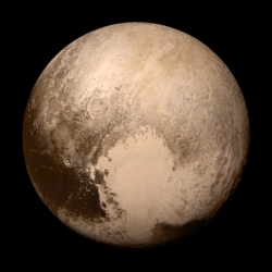   Highest resolution photo of Pluto.  