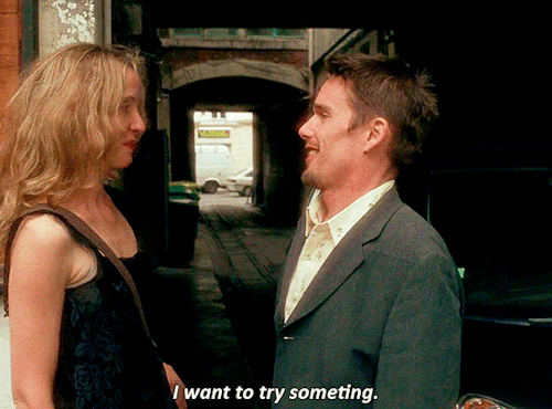julia-the-fan:  I feel like if someone were to touch me, I’d dissolve into molecules. ↳ BEFORE SUNSET (2004), dir.   Richard Linklater  