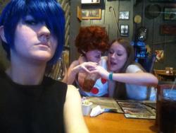 diamondsdroogsy:  Kanker Sister take a trip to Crackle Barrel (Bonus: Our waiter knew who we were.) Spring 2014 — Lee - Me Marie - Slickorice  May - Doesnt want to be announced