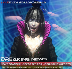 xelandisfapalace: Title: Eliza BukkaCassan The infamous hackers ‘Fapperz be Hackerz’ has infiltrated Picus News! They decided ot manipulate the famous news reporter into something that normally would only be found in Japanese pornography! Of course,