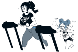 gats:  workin’ out with the pizza thot crew
