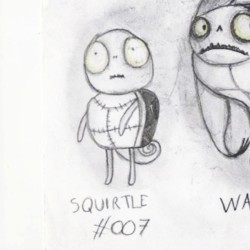 Squirtle Tim Burton #squirtle #timburton #burton #pokemon #pokemons #sketch #drawing #draw #pokedex #nintendo