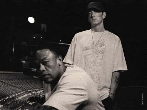 vns-stuff:    Em and Dre in the studio - 2009.  