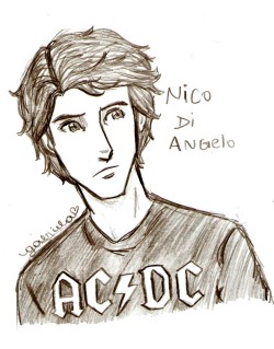 whenpopsucks:  Nico Di Angelo age 18.  Request by: hookisalwaysagentleman Art by: Gab 