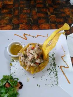 negro11:  #mofongo #rellono #pollo #ajillo #plátano #yo #buena #comida #criolla #puertorico