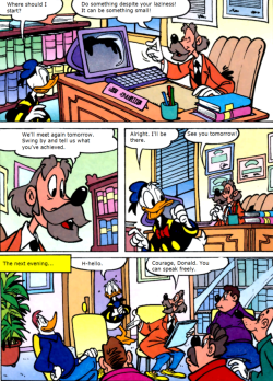 land-of-birds-and-comics: Donald Duck Goes To Group Therapy For His Debilitating Executive Dysfunction And It’s Just Played Completely Straight For Like Four Pages Like What