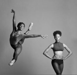 Jenelle Figgins (Dance Theatre of Harlem) and Samantha Figgins (Complexions Contemporary Ballet)Twin sisters and ballet dancersPhoto by Jefy Andres Wright LOVE THEM!! went to school with them Duke over everything