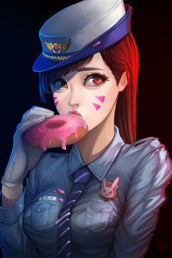 overwatch-arts:   Officer D.Vaby JELLYEMILY  