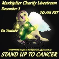jellyfishdoodlersart:  For some reason I couldn’t for the fuckin LIFE of me get the main promo to animate properly sdldkfjalsdm so just pretend it’s all glowy like it’s supposed to fuckin be fmlAnyway-@markiplier is hosting a 12 hour charity livestream