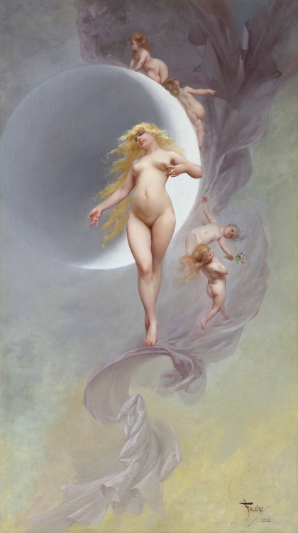 the-evil-clergyman:  The Planet Venus by Luis Ricardo Falero (1882)