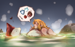 momoshibox: Sidon loves listening to Link’s adventures wip  cuties~ &lt;3