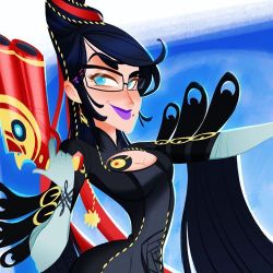 Just finished the a print of the Most wicked Witch in the VideoGame world! Bayonetta 
