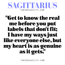 zodiaccity:  Zodiac Sagittarius thought.
