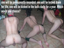 uniformboy01:  wish i was one of them sirlockdown:  I think they should wrestle it out. Watching fags fight is fun.  