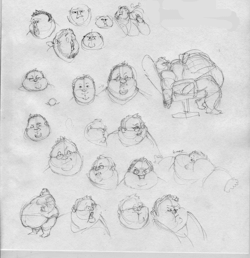 smandraws:  i drew fat faces 