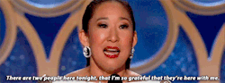 doona-baes:  CONGRATULATIONS TO SANDRA OH, WINNER OF 2019 GOLDEN GLOBE AWARDS BEST ACTRESS IN TV DRAMAshe is now the first asian woman to win golden globes in multiple categories