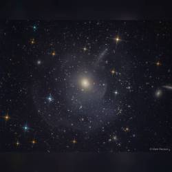 M89: Elliptical Galaxy with Outer Shells and Plumes #nasa #apod #m89 #messier89 #ellipticalgalaxy #shells #plumes #densitywaves #virgogalaxycluster #galaxies #interstellar #intergalactic #universe #space #science #astronomy