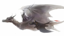 dc9spot:  Maleficent and HTTYD fanart In my country these two movies released in the same time, and I ended up watched them next to each other. and I can’t help but notice many similarity between them! so I think it’ll be cool if I draw something