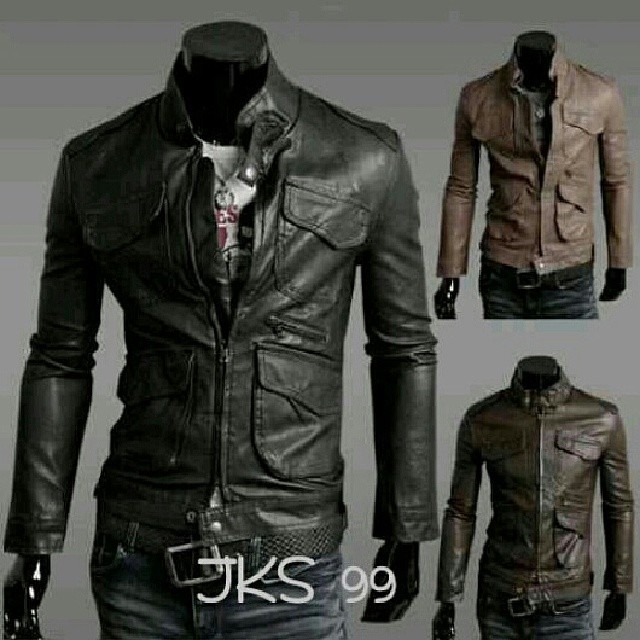 Men s stylish leather jacket