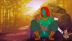 channeldulce:  Just a repost of Yolanda set.. Finally got the animations to load! Full adventure on HF here Commission from Kyuuubi454. A sex-venture with Kallith, a Half-Elf  Cleric of Erastil, and Yolanda, a Half-Orc Barbarian and a Futa  Spriggan.