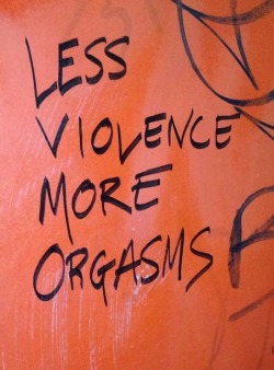 submissivefeminist:  I prefer violent orgasms but it’s all consensual.