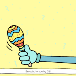 yahoo-backstage:  Imagine that with a quick shake, one maraca turns into two! This animation by Tumblr Creatr Josh Lafayette might be as close as you’ll get to that. With the Citi® Double Cash card, you can earn cash back not once but twice. Earn 1%