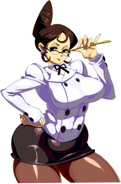seven4ce:  Of all the excellent Skullgirls artwork to have come out, i’m surprised to see very few pics of Mrs. Victoria. I guess Valentine, and Cerebella are keeping artists busy enough! 