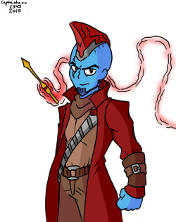 I saw Guardians of the Galaxy 2 a few days ago, and I decided to finally draw Yondu. The movie was pretty great too. 